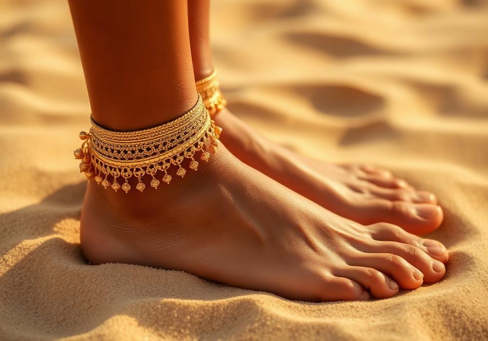 The return of the anklet — done modern